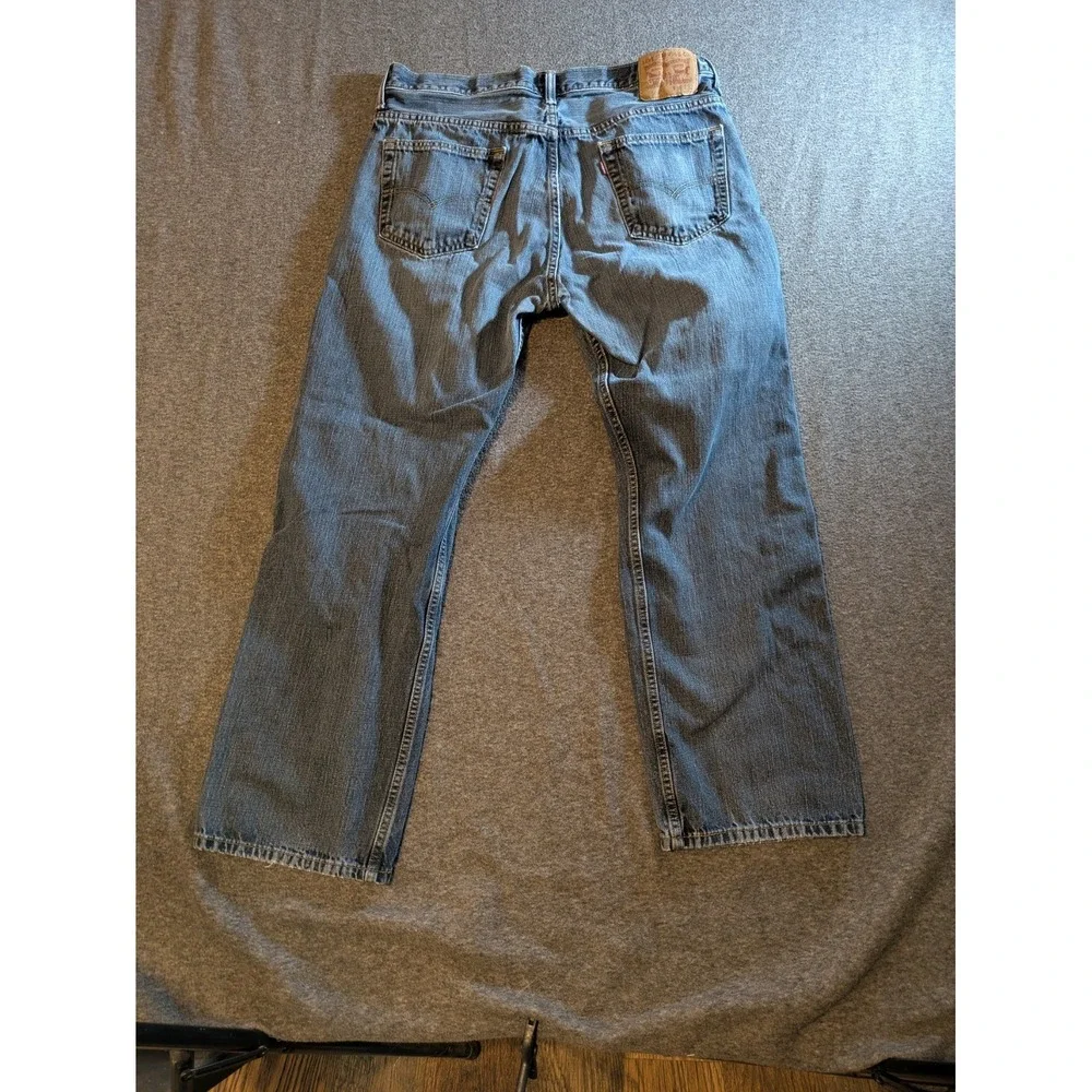 Levis 569 Jeans Mens 36x32 Medium Wash Straight Leg Relaxed Fit Skater Y2K